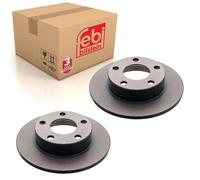 Pair of Rear Brake Disc Fits Volkswagen Passat 4motion syncro Audi A4 Febi 11398