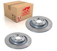 Pair of Rear Brake Disc Fits VOLVO OE 31471477SK1 Febi 106353