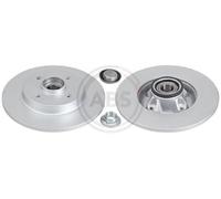 Pair of Rear Brake Discs for Citroen Berlingo C4 DS4 DS5 Peugeot A.B.S. 17835C