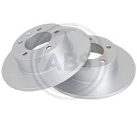 Pair of Rear Brake Discs for Nissan/Opel/Renault/Vauxhall A.B.S. 18182