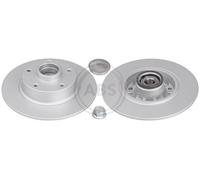 Pair of Rear Brake Discs for Renault Fluence Megane III A.B.S. 18140C