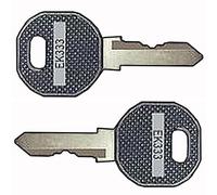 Pair of Replacement EMKA EK333 Universal Utility Pass Keys | Electrical Cabinets, Server Units, Lifts, Elevators, Alarm Control Panels, Caravan Storage, Machinery, Meter Boxes & more | 2 Keys Supplied