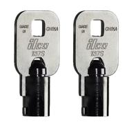 Pair of Replacement Keys for Sentry Safe Lock Boxes Using Tubular Barrel Keys with Code Series from 2001-2100 Cut to Your Code (2011)
