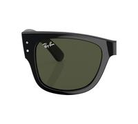 Pair of replacement lenses Ray - Ban RB0840S Mega Wayfarer Unisex Replacement lenses Propionate Green Squared