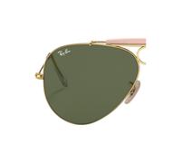Pair of replacement lenses Ray - Ban RB3138 Shooter Unisex Replacement lenses Metal Green G15 Pilot