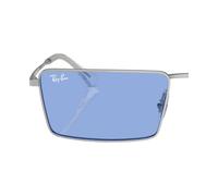 Pair of replacement lenses Ray - Ban RB3741 EMY Unisex Replacement lenses Metal Grey Squared Mirrored Flash