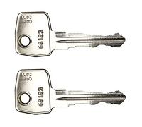 Pair of Replacement LF England Locker Keys in The Range 68001-69999 Supplied by Lock Doctor Services Ltd Keymail Dept