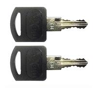 Pair of Replacement WHITTAN Locker Keys (Range A01-H99) | A, B, C, D, E, F, G & H Series Key for Toolchests & Whittan WSS, Probe & Biocote Lockers | Key Number Required | 2 Keys Supplied
