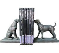 Pair of Resin Dog Bookends | Book Shelf Tidies