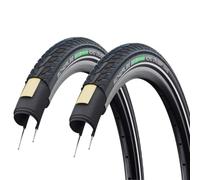 Pair of Road Cruiser 16 x 1.75 Eco-Friendly Kevlar Guard 47-305 B/B-SK+RT Black Urban Terrain Tyre