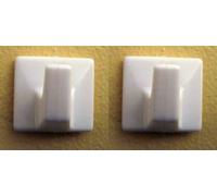 Pair of Self Adhesive Hooks - SS51 - for use with Holland Plastics Tube Type and Slat Type Blinds.