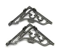 Pair of Shelf Brackets GWR Cast Antique Iron 150mm x 150mm / 6" x 6"