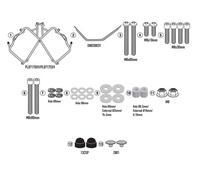 Pair of Side Pannier Holders Kit, Givi PL8717 for Monokey Cases, BENELLI TRK 7