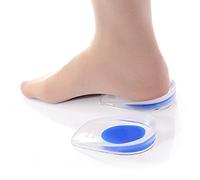 Pair of Silicone Gel Heels in 100% Medical-Grade Silicone Medium, Plantar Heel Bone Spina for Orthotics