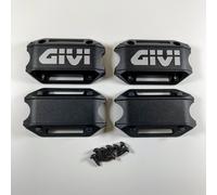 Givi Tubular Engine Guard Z2159R, Nylon Slider Protection Pads, 2 Units Silver