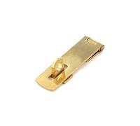Pair of Solid Brass Hasp & Staple for Cupboard/Cabinet Door - 2 x 50mm