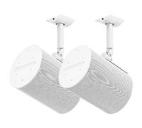 Pair of Speaker Wall Mount for Sonos Era 100 Ceiling Mount or Tilting and Swivelling Adjustable Bracket for Sonos Era 100 Wall Mount White with Flexible Mounting Options
