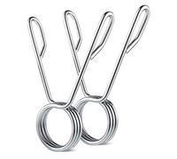 Pair of Spring Clips 50 mm Collars Spring Clamps for Barbell Weight Stops Locks Discs Handlebar Locks