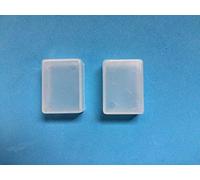 PAIR OF SQUARE END CAPS FOR 25MM VENETIAN BLIND
