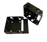 Pair of Square Type Box Brackets for 50mm Venetian/Wood Blind (VN1022) (Black)