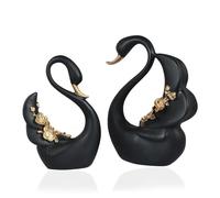 Pair Of Swans For Good Luck And Love For Home Decor Tabletop Living Room Office|showpiece Vastu Statue For Gifting Love Bird Showpiece