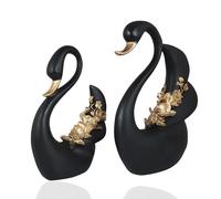 Pair Of Swans For Good Luck And Love For Home Decor Tabletop Living Room Office|showpiece Vastu Statue For Gifting Love Bird Showpiece