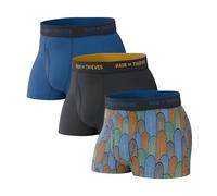 Pair of Thieves 2 & 3 Pack Super Fit Men’s Trunks Underwear, AMZ Exclusive, Blue, XL