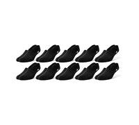 Pair of Thieves BOWO 10 Pack No Show Socks - Cushion Men's Multipack Socks, Black/White, One Size