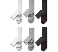 Pair of Thieves Men Athletic Cotton Crew | Socks for Men | Breathable, Lightweight, Soft Cotton | Moisture Wicking, Grey, One Size