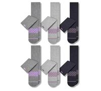 Pair of Thieves Men Athletic Cotton Crew | Socks for Men | Breathable, Lightweight, Soft Cotton | Moisture Wicking, Lavender/Grey, One Size