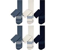 Pair of Thieves Men Athletic Cotton Crew | Socks for Men | Breathable, Lightweight, Soft Cotton | Moisture Wicking, Black/Oatmeal/Navy, One Size