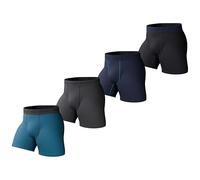 Pair of Thieves Men Every Day Kit Boxer Briefs | Underwear for Men | Soft, Tagless, Cotton Spandex Blend | Moisture Wicking, Navy, S
