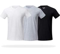 Pair of Thieves Slim Fit Crew Neck T-Shirts for Men, 3 Pack Tagless Men’s T-Shirts with Supremely Breathable Fabric, AMZ Exclusive - Black - Medium