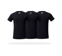 Pair of Thieves Slim Fit Crew Neck T-Shirts for Men, 3 Pack Tagless Men’s T-Shirts with Supremely Breathable Fabric, AMZ Exclusive - Black - Large