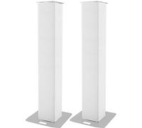 Pair of Totem Covers in Spandex, Truss Cover 30 x 30 cm, Choice of 4 Heights (200 cm Height, White)
