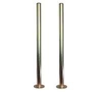 Pair of trailer prop stand corner steadies 34mm diameter x 610mm length