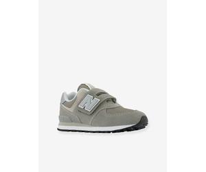 Pair of Trainers, PV574EVG by NEW BALANCE® for Kids grey medium solid