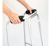 Pair of Universal Soft Foam Padded Walker, Zimmer Frame or Rollator Handle Grip Comfort Covers Pads with Elasticated Strap - by Lifeswonderful
