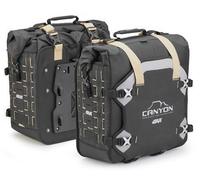 Givi Gravel-T GRT709B 35+35L, side bags waterproof 2 x 35 l Black/Grey/Beige