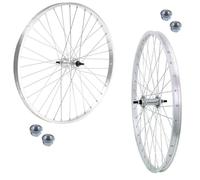 Pair of Wheels/Rims Front + Rear 26" x 1. 3/8 7 Speed Holland City Bike C2638AST+C2638PS7