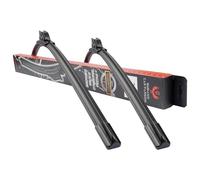 Pair of Wiper Blades Compatible with SMART FORTWO Cabrio 02/2004-2012 and Coupe 04/2007-2012 60/53 cm Front Windscreen Wipers Aero Flat New