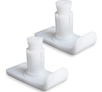 Pair Of Zimmer Walking Frame Walker Glides Skis - Universal Screw-On Fit