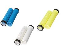 PAIR OXFORD PRO SLIM HALF WAFFLE MOUNTAIN BIKE COMFORT LOCK ON MTB HANDLEBAR GRIPS 22.2mm CHOOSE (Blue)