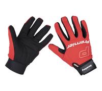 PAIR Padded Mechanics Gloves - Large - Washable Workshop Power Tool Gloves Loops Multi One Size