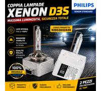 Pair Philips D3S Xenon Hid 35W White Low Beam AUDI BMW SEAT