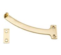 PAIR Quadrant Arm Casement Window Stay 150mm Polished Brass Window Fitting