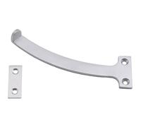 PAIR Quadrant Arm Casement Window Stay 150mm Satin Chrome Window Fitting Loops Multi One Size
