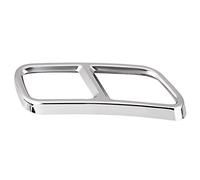 Pair Rear Pipe Cover Trims, High Grade Stainless Steel, Mirror-Like Finish, Easy Installation, Eye-Catching Decoration with GL Class X166 2013-2015