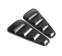 PAIR Rear Side Sunshade Shutter Compatible For Ford Mustang 2005-2009 1/4 Quarter Side Window Louvers Scoop Air Vent Cover Sticker(Matte Black)
