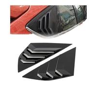 Pair Rear Window Louvers Car Vent Side Tuyere Louvers Vent Compatible For Ford Focus Hatchback St Rs Mk3 2012-2018 Car Accessories
